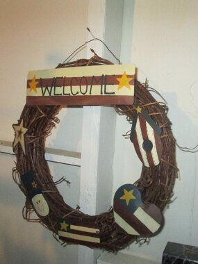 Wreath with decorations